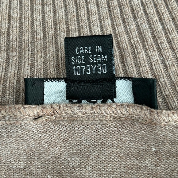 BCX Sweater For Women’s Beige Color Size L Cross Neck - Picture 5 of 6